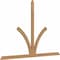 Ekena Millwork Richland Timber Gable Bracket, Western Red Cedar, 96"W x 64"H x 1 1/2"D x 3 1/2"F, 16/12 Pitch GBW096X64X0204RIC00SWR - alternate 4